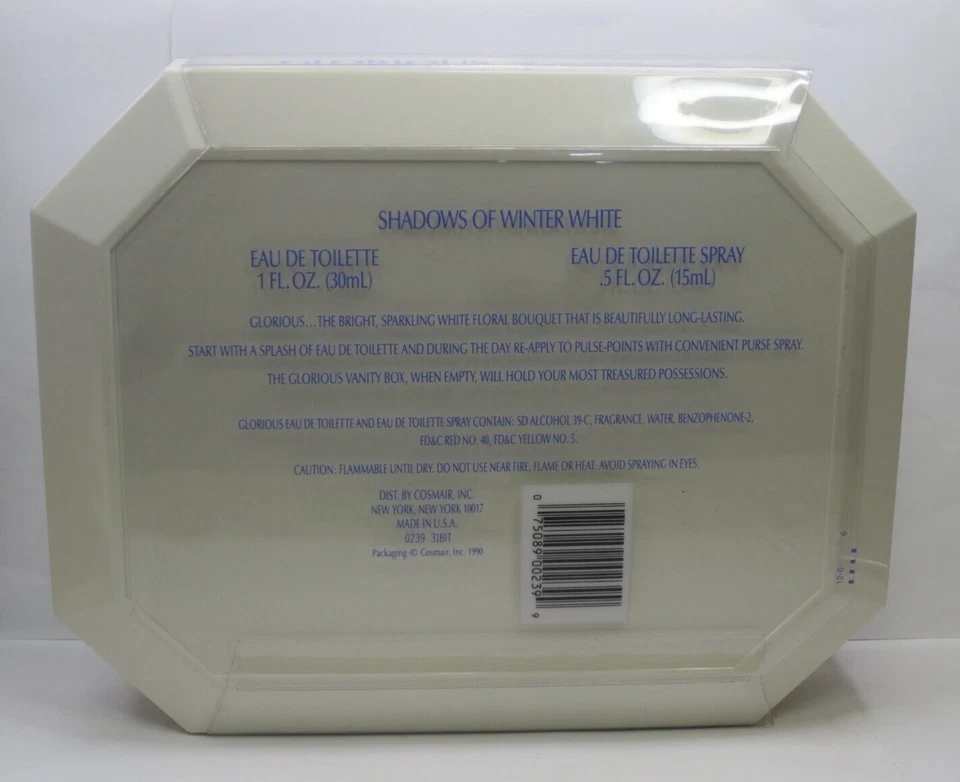 JUEGO GLORIOSOUS BY GLORIA VANDERBILT SOMBRAS DE INVIERNO BLANCO *VER DETALLES* Foto 2 de 2