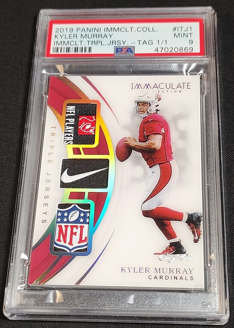 Kyler Murray Panini Immaculate Collection Immaculate Triple Jerseys #ITJ1 Tag 1/1