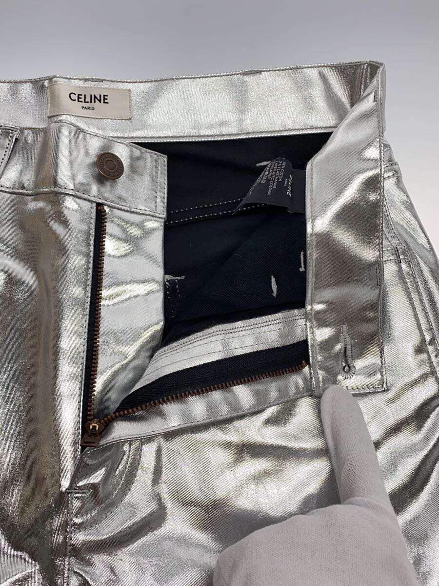 CELINE metallic Pants cotton silver 29 Used | eBay