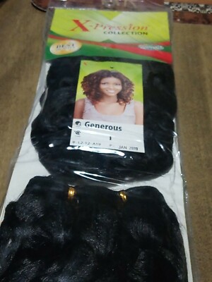 X-pression Generous Color 1 Sew-in Hair