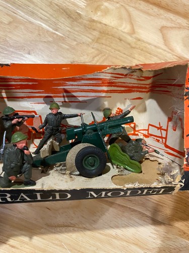 Britains Herald Models 4307 Militär Armee Infanterie mit Feldkanonenartillerie - Bild 5 von 10