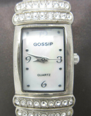Women's Gossip Quartz Bangle Analog 21mm Crystals Dial Watch (C756)