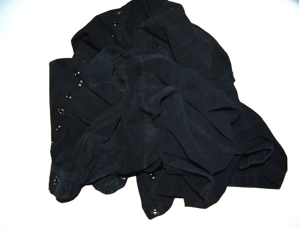 Falda Larga Maxi Boho Gamuza Robert Louis con Ojales Mujer XL Cuero Hippie Foto 4 de 4