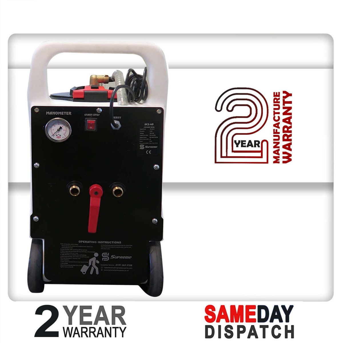 Supreme Pro-3 Radiator Core Cleaning Machine / Power Flush Machine