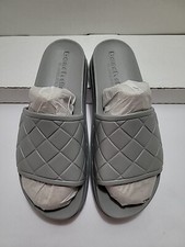 J/Slides Grey EVA Squish Beach Slides Women's Size 8 NEW IN BOX