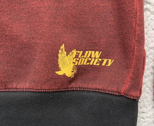 Flow Society Lacrosse Women’s Small Zip Full Face Hooded Jacket Pockets Red - Picture 14 of 20