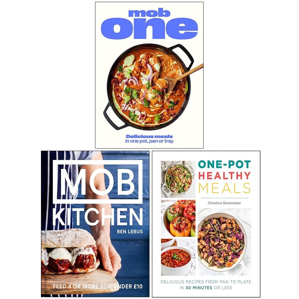 Mob One, MOB Kitchen & One Pot Healthy Meals 3 Books Collection Set Paperback - Image 3