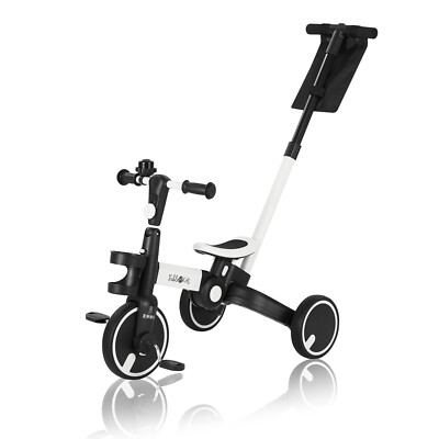 FableKids® Dreirad 7in1 Kinderdreirad Laufrad Lernrad Kinder Lenkstange Fahrrad
