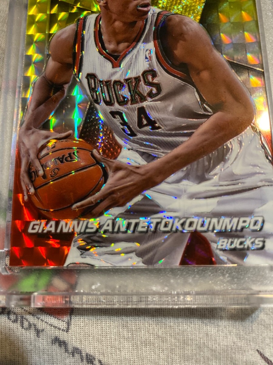 panini prizm Mosaic giannis antetokounmpo No.73 Bucks 2014