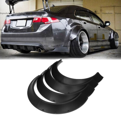 For Acura Integra Universal Fender Flares Wheel Arches Wide Body Kit 31'' 4Pcs