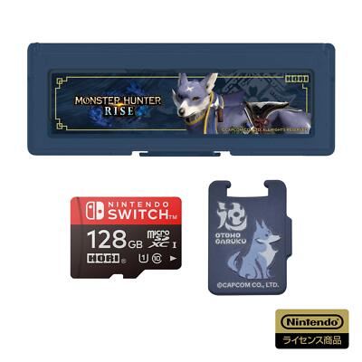 Monster Hunter Rise microSD Card 128GB + Card Case 6 for Nintendo Switch 128GB