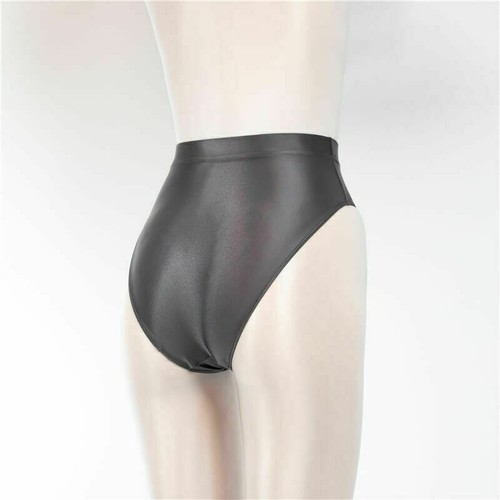 Womens Sexy Satin Shiny Wetlook Stretch Knickers Briefs Bikini Panties Underwear - Picture 29 of 32
