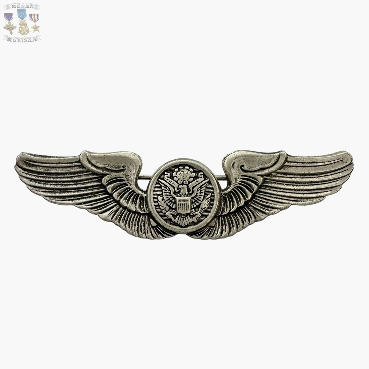 米陸軍航空隊 ウィング章 US Army Air Forces WWII U.S. ARMY AIR FORCES AIR CREW WINGS PIN-BACK N.S. MEYER INC