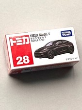 Takara Tomy Diecast TESLA MODEL Y 28 Brand New In Original Cellophane Box 