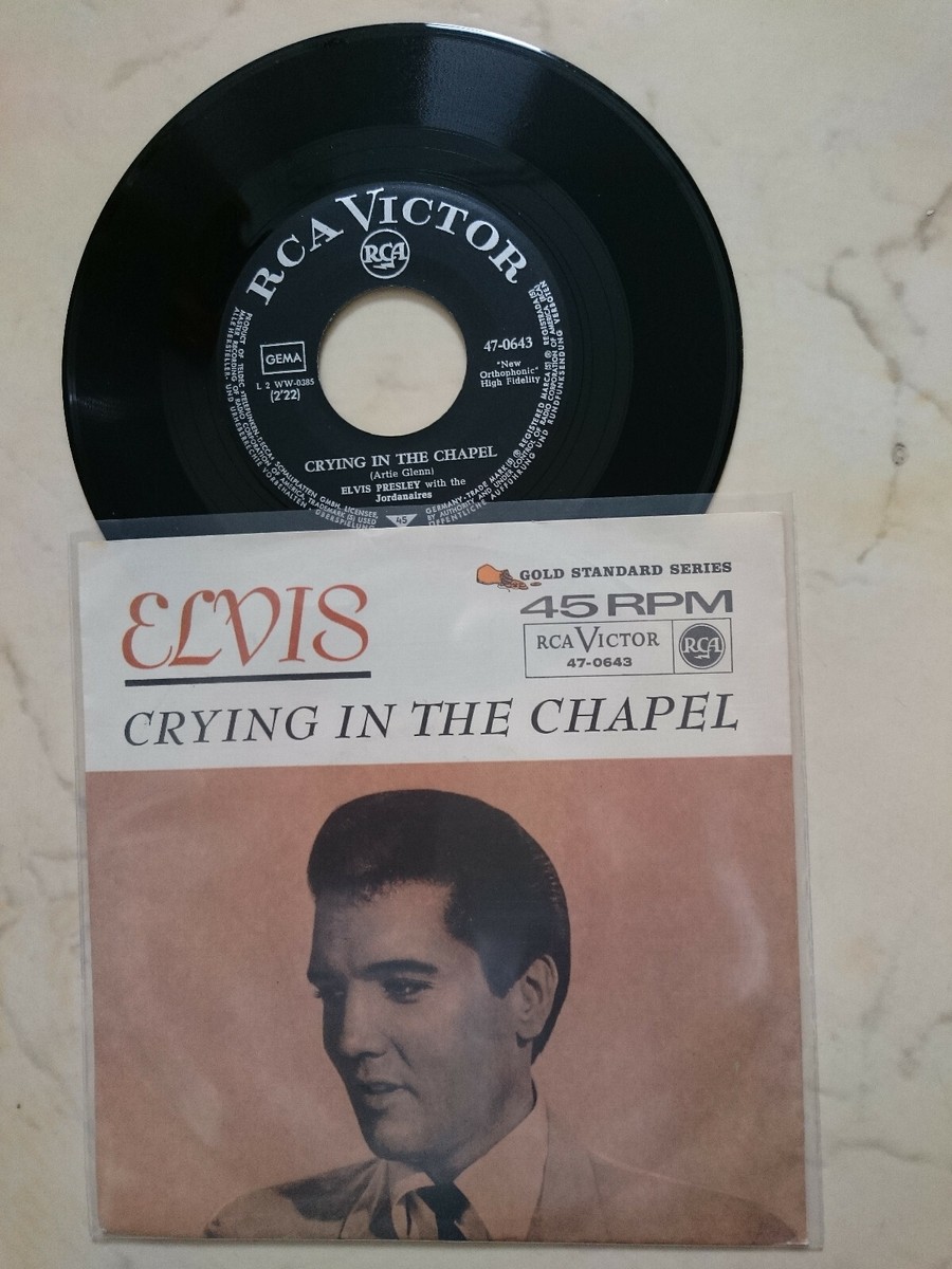 Elvis Presley Crying in the Chapel Phantastic German 7
