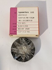 Underwood Scripton Black Red Typewriter Ribbon Royal Electric Standard NEW thumbnail