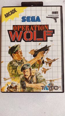 Sega Master System Spiel Operation Wolf - Komplett *Nr Neuwertig