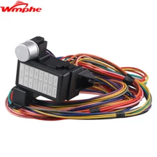 14 Circuit Fuse Universal Wire Harness Muscle Car Hot Rod Street Rat XL Wiring