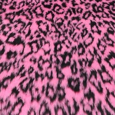 Jacquard Fur Fabric - Multiple Lengths & Colours - R2 Quality /animal print