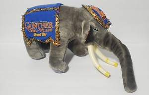 Ringling Brothers Circus Elephant Gunther Gebel-Williams Farewell Tour Plush 18"