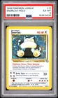 1999 POKEMON JUNGLE #11 SNORLAX-HOLO PSA 6