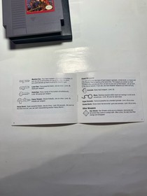 Heavy Barrel (Nintendo NES) Cartridge w/ Manual and dust cover, Tested & Working