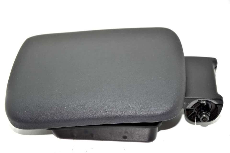 💎 2008-2011 Volvo S40 Black Vinyl Center Console Armrest Lid Storage OEM - Image 3 of 4