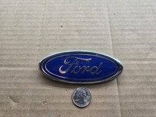 Ford Oem Blue Chrome Oval 4.5 Emblem Badge Logo Nameplate Name Insignia