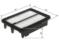 Luftfilter FÜR Honda Jazz IV (Gk ), Honda HR-V (Ru) - Bosch F 026 400 384