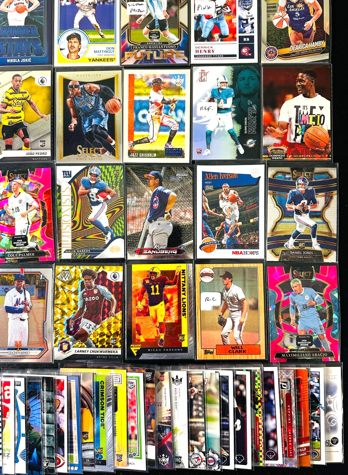 HUGE Sports CARD LOT! Jersey AUTO RC SP PRIZM Luka Doncic, Mahomes, Skenes! view 7