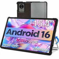 2026 Jumper 15,4 Zoll Tablet Android 16 8GB RAM 256GB ROM Octa-Core 10000mAh