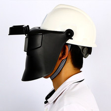 Protector de cubierta facial de soldadura frontal abatible ergonómico para pintura de registro ligero