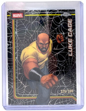 2026 Topps Chrome Marvel Comics Luke Cage Spider-Web Refractor /399 #72