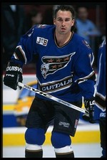 Leftwinger Craig Berube Washington Capitals looks on at a game v t- Old Photo