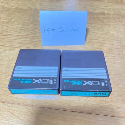 「 ROM 1 & 2 」DATA CARTRIDGE for DX7 YAMAHA DX7 Voice Data ROM set 1 & 2 DATA CARTRIDGE for