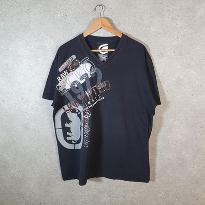 Vintage Ecko Unltd. Grafik Logo Print T-Shirt Herren XL schwarz C30132