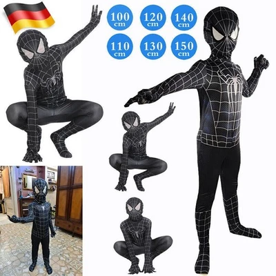 MARKENLOS Spiderman Kostüm Kinder Erwachsene Venom Karneval Marvel Spielanzug Cosplay 2026