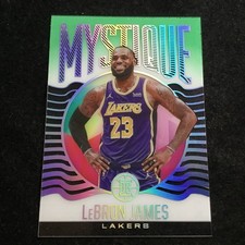 2020-21 Panini Illusions Mystique Emerald #10 LeBron James Los Angeles Lakers