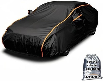 Super Lightweight Outdoor Car Covers for Automobiles All Black(Air Pro) 