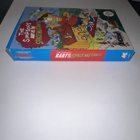 vintage NES NINTENDO THE SIMPSONS BART VS THE SPACE MUTANTS VIDEO GAME boxed