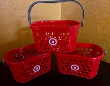 Target Mini Shopping Basket - Spritz - *Brand New* Hard to Find - Lot of 3