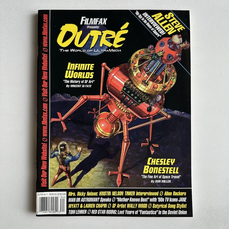 FILMFAX Presents OUTRE #11 Wally Wood MAN OR ASTROMAN Jane Wyatt STEVE ALLEN