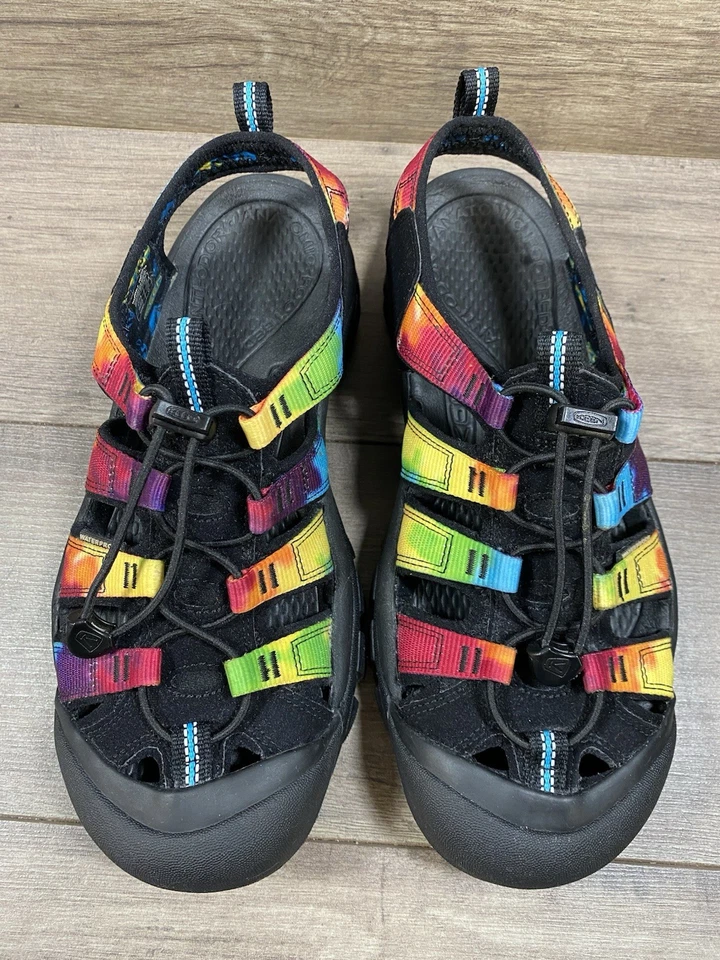 Sandalias deportivas Keen Newport H2 impermeables tie dye punta cerrada para mujer talla 10 Foto 4 de 4