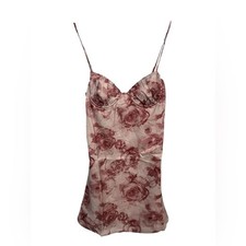 Mimosa Cream and Pink Slip Mini‎ Dress Spaghetti Strap Cocktail