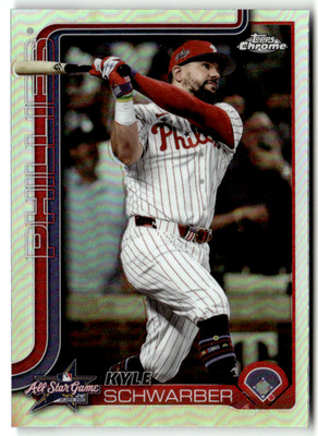 Topps Chrome MLB 2025 No. ASGC-40 Kyle Schwarber All-Star Game Refractor