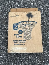 Vintage Frabill Pro-Shot Full Size Basketball Hoop Rim in Open Box! 1960s USA