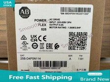New Allen Bradley 25B-D4P0N114 SER A Powerflex 525 AC Drive 2HP Surplus SEALED