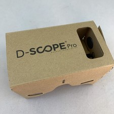 D-Scope Pro VR Headset Google Cardboard Style Virtual Reality Viewer Smartphone