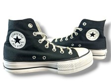 Converse Chuck Taylor All Star Lift Platform Black High Top Women Size 8 560845F