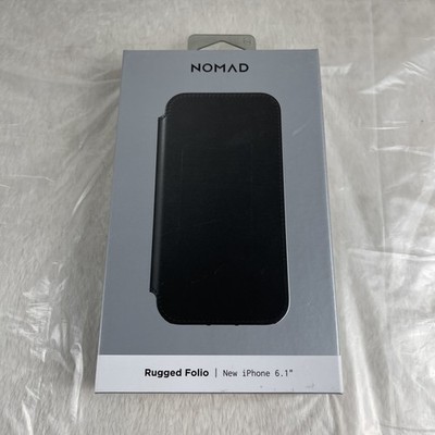 Nomad Rugged Folio Wallet Phone Case for iPhone 6.1'' Black